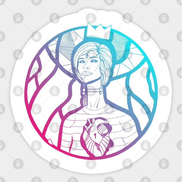 Dual Color 56 Beauty Sticker by kenallouis